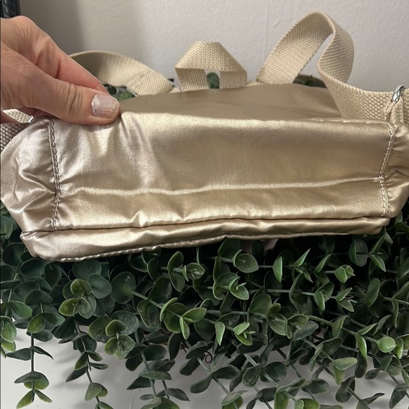 Kipling Metallic Gold Backpack - Picture 4 of 6